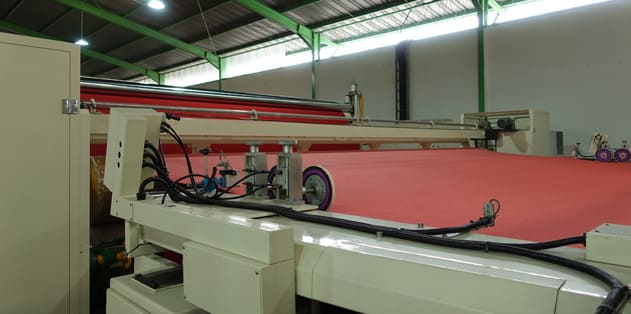 Foam coating stenter (Rail type)